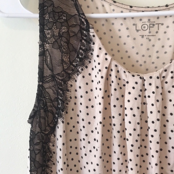 PINK AND BLACK POLKA DOT BLOUSE - Picture 2 of 3